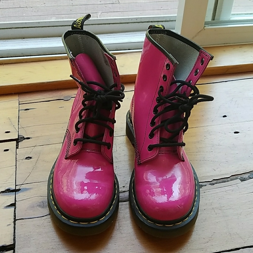Hot Pink Doc Martens
