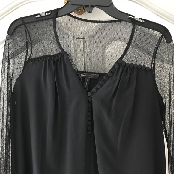 GORGEOUS SILK BCBGMAXAZRIA BLOUSE - Picture 2 of 3