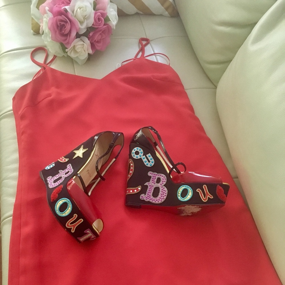Tina trunk red mini dress size M