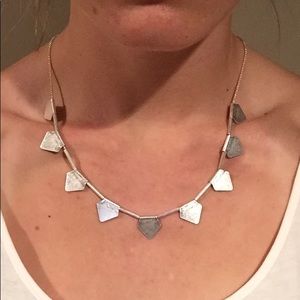 Silver arrow necklace