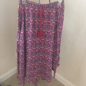 Beautiful long skirt.