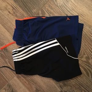2 pairs of boys athletic shorts