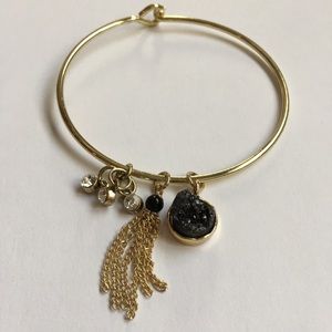 Druzy Stone Handmade Bangle Bracelet