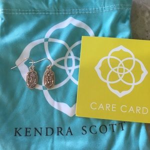 Kendra Scott Rose Gold Dusted Earrings