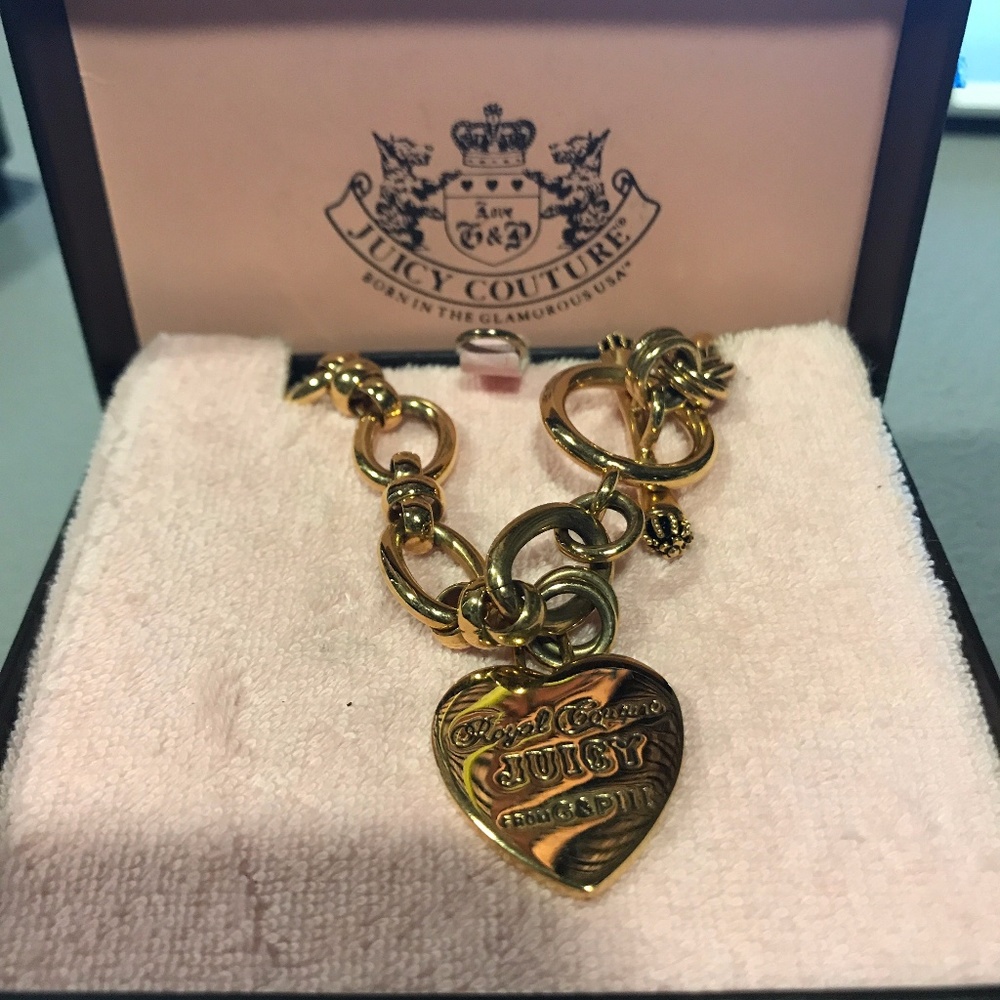 Juicy Couture Gold Heart Necklace
