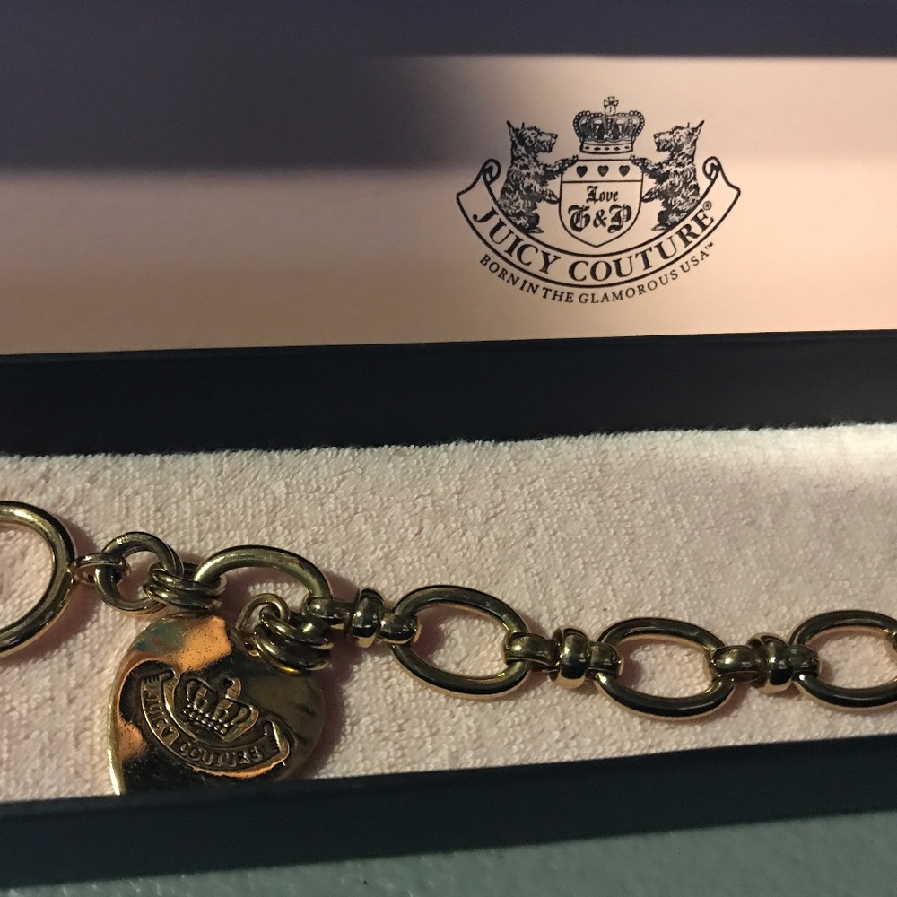 Juicy Couture Gold Heart Bracelet