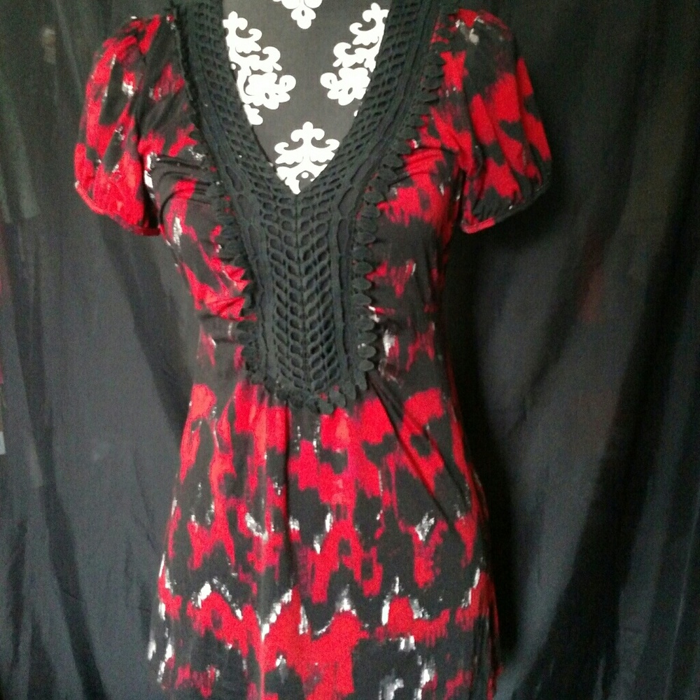 Black and Red Tunic