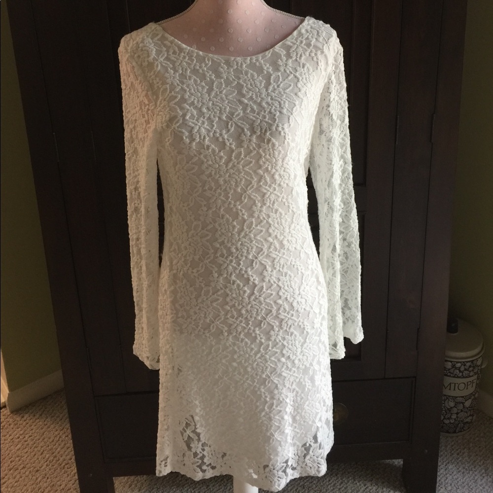 Off white lace dress