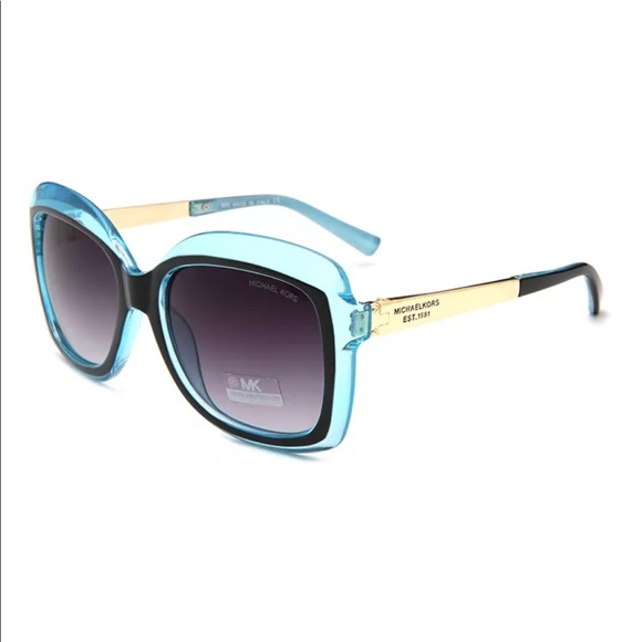 MICHAEL KORS SUNGLASSES MIXED MATERIALS IN BLUE - Picture 2 of 7