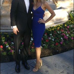 Lulu's royal blue bodycon dress