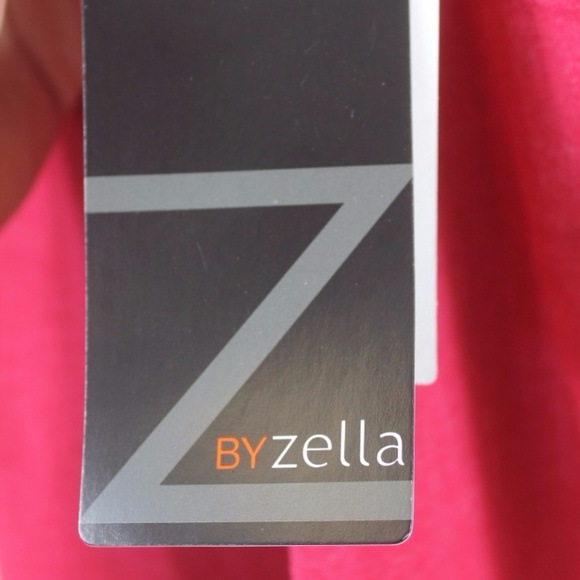 WOMENS Z BY ZELLA DARK PINK HOODED ZIP JACKET MED - Picture 4 of 5