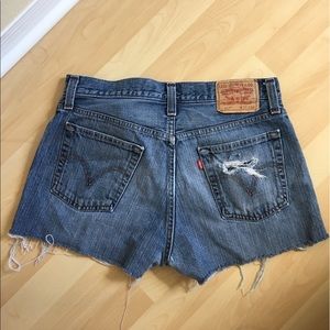 Levi's 527 shorts