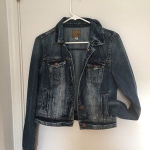 Dark wash denim jacket
