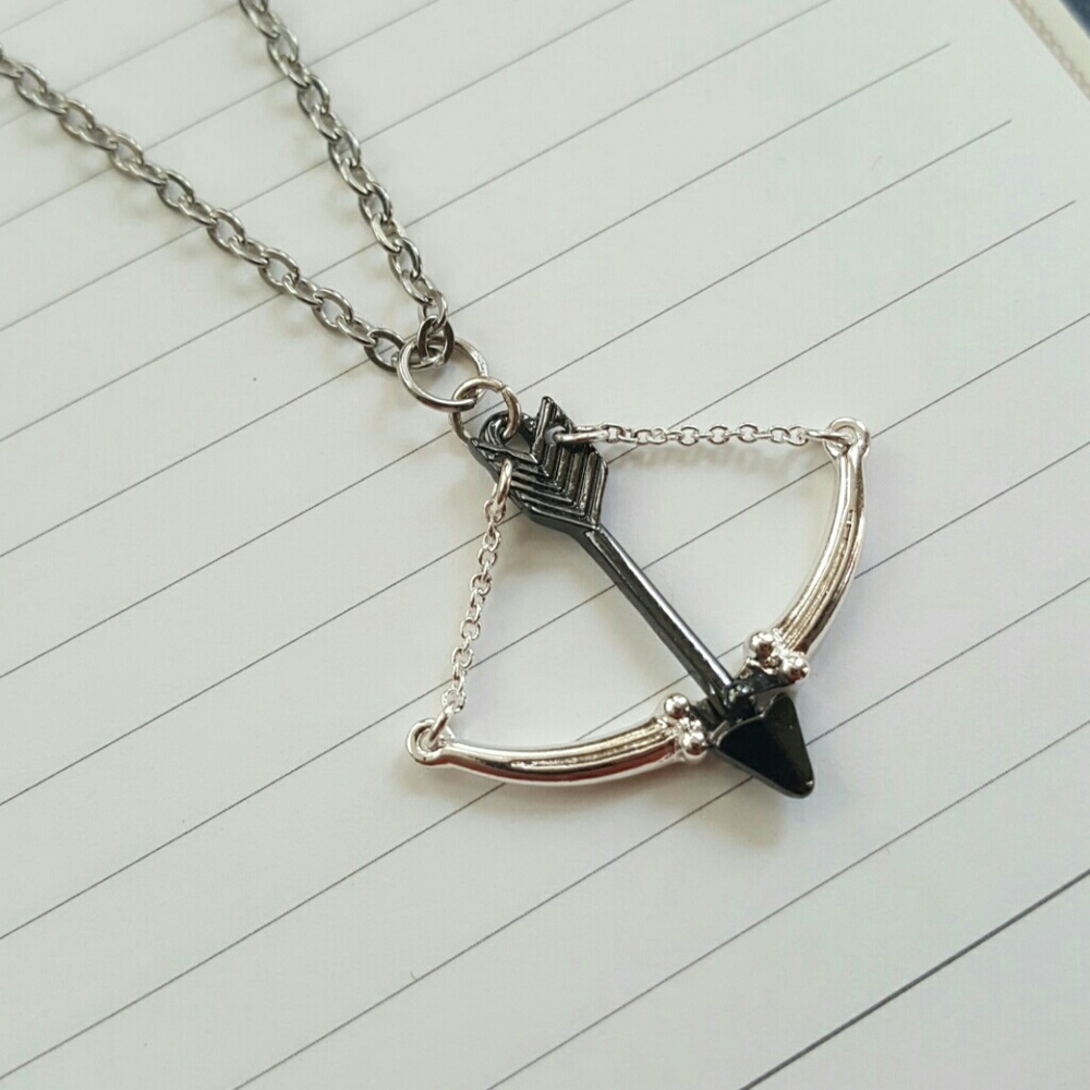 Bow and Arrow necklace