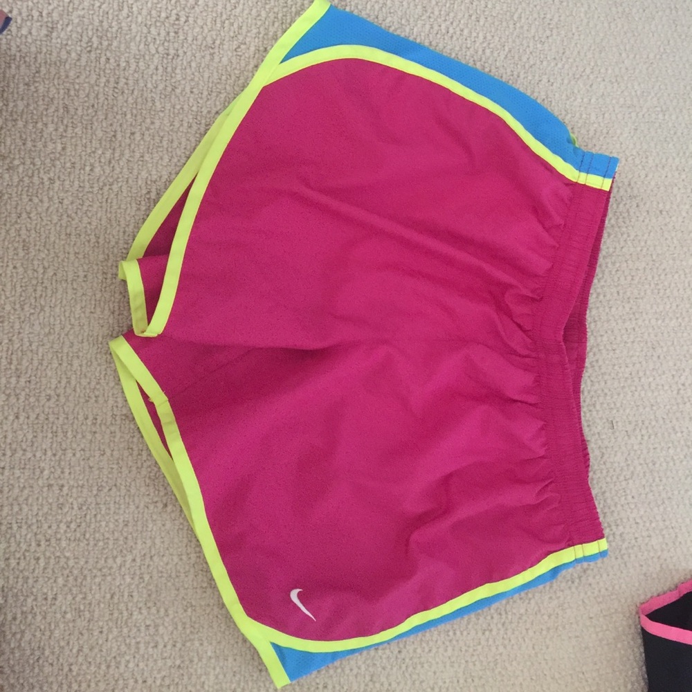 Pink dryfit shorts