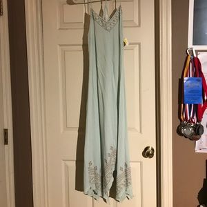 Mint green sun dress
