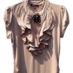Heart Soul Shirt with Ruffled Collar
