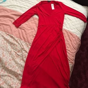 Red Bebe dress