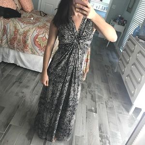 Dresses - Black and Tan printed maxi dress Dresses - Black and Tan printed maxi dress