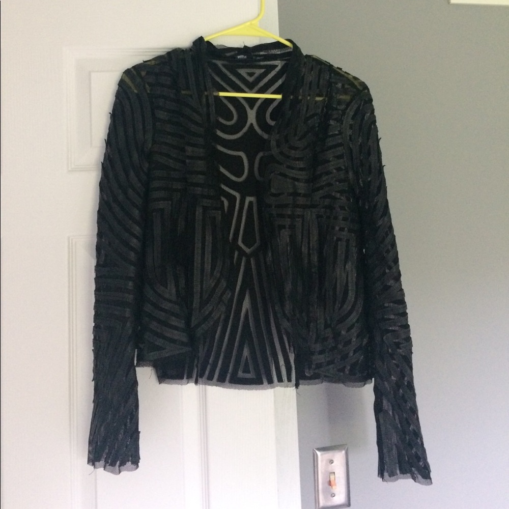 Faux Leather Blazer