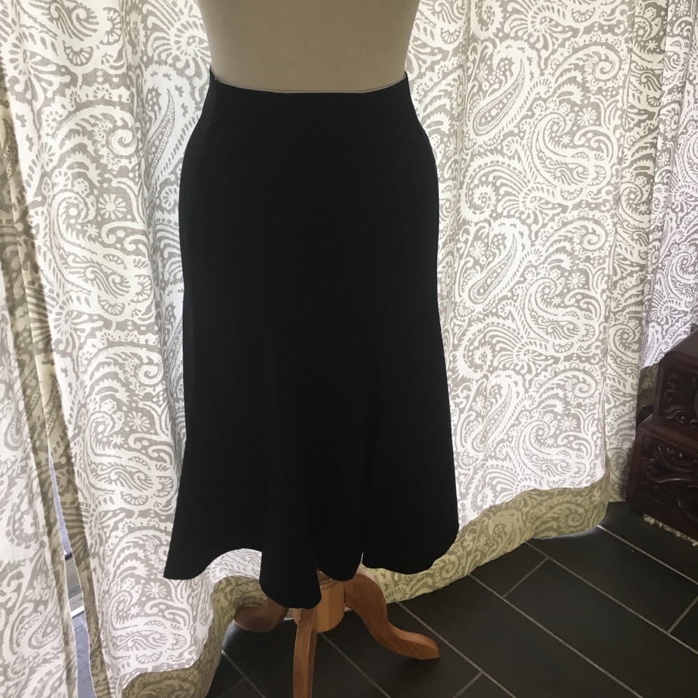 Black skirt with a little flare