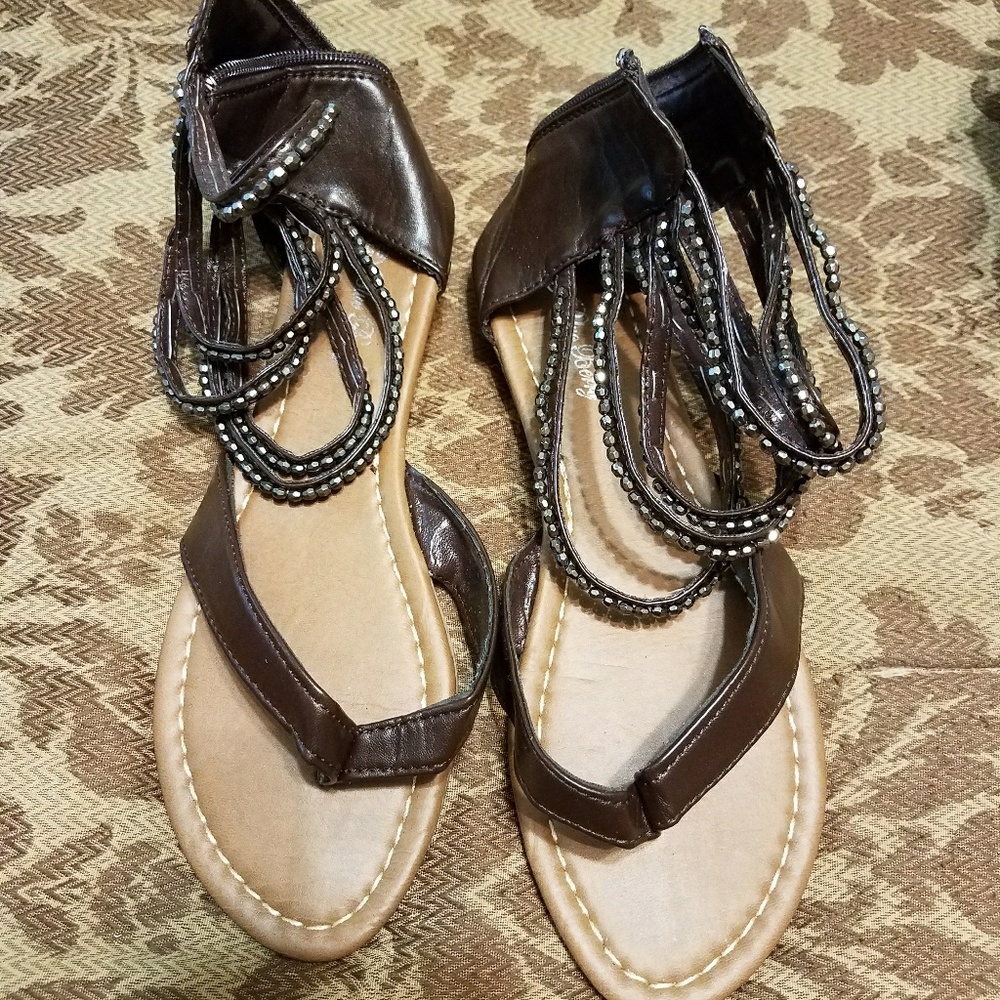 Brown sandals