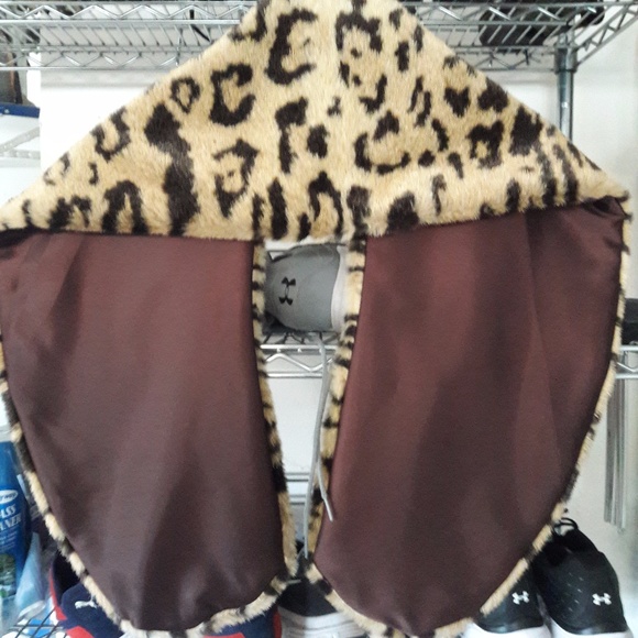 Mode Merr Faux Fur Cheetah Print Stole Custom Made-New - Picture 2 of 5