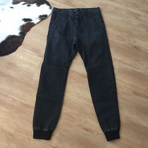 Zanerobe acid wash cuffed joggers