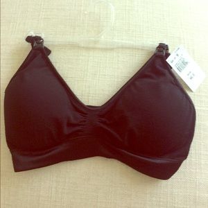 Seamless nursing bra black small Pea in the pod