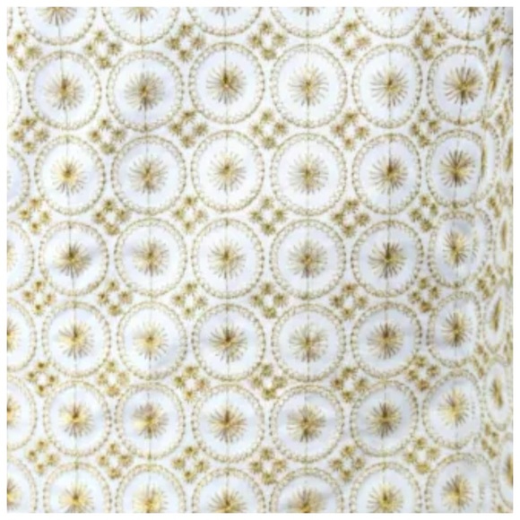 Di Vita Designer Metallic Gold Embroidery Dress - Picture 5 of 5