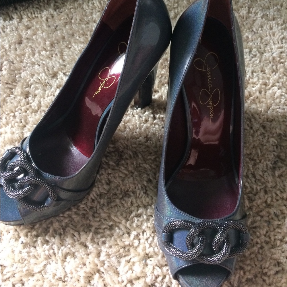 Jessica Simpson Iridescent Heels