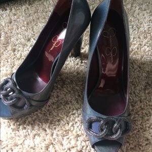Jessica Simpson Iridescent Heels