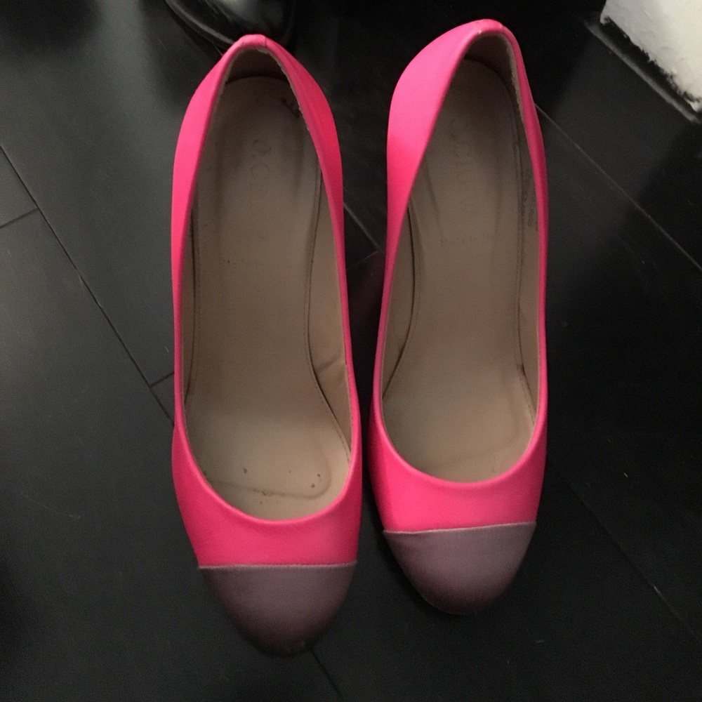 Neon JCrew Pumps