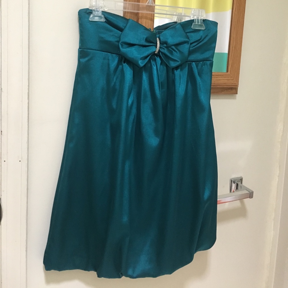 MACY'S - Teal Bubble Dress