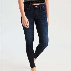 Dark Wash American Eagle Jeggings