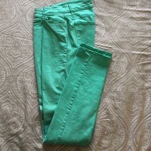 Ann Taylor Mint Skinny Jeans