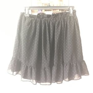 Polkadotted skirt