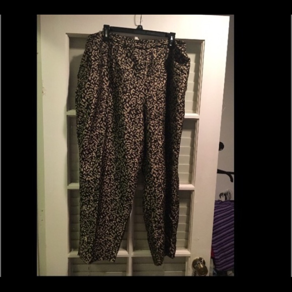 LANE BRYANT SILK / nylon pants great for fall