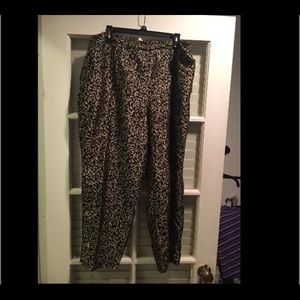 LANE BRYANT SILK / nylon pants great for fall