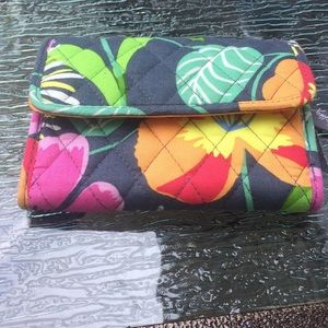 Vera Bradley Jazzy Blooms Riley Wallet