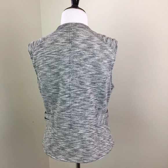Anthropologie Cartonnier Women's Moto Vest Gray - Picture 7 of 8