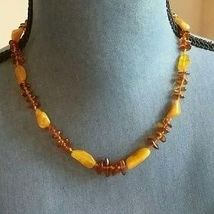 Genuine amber necklace
