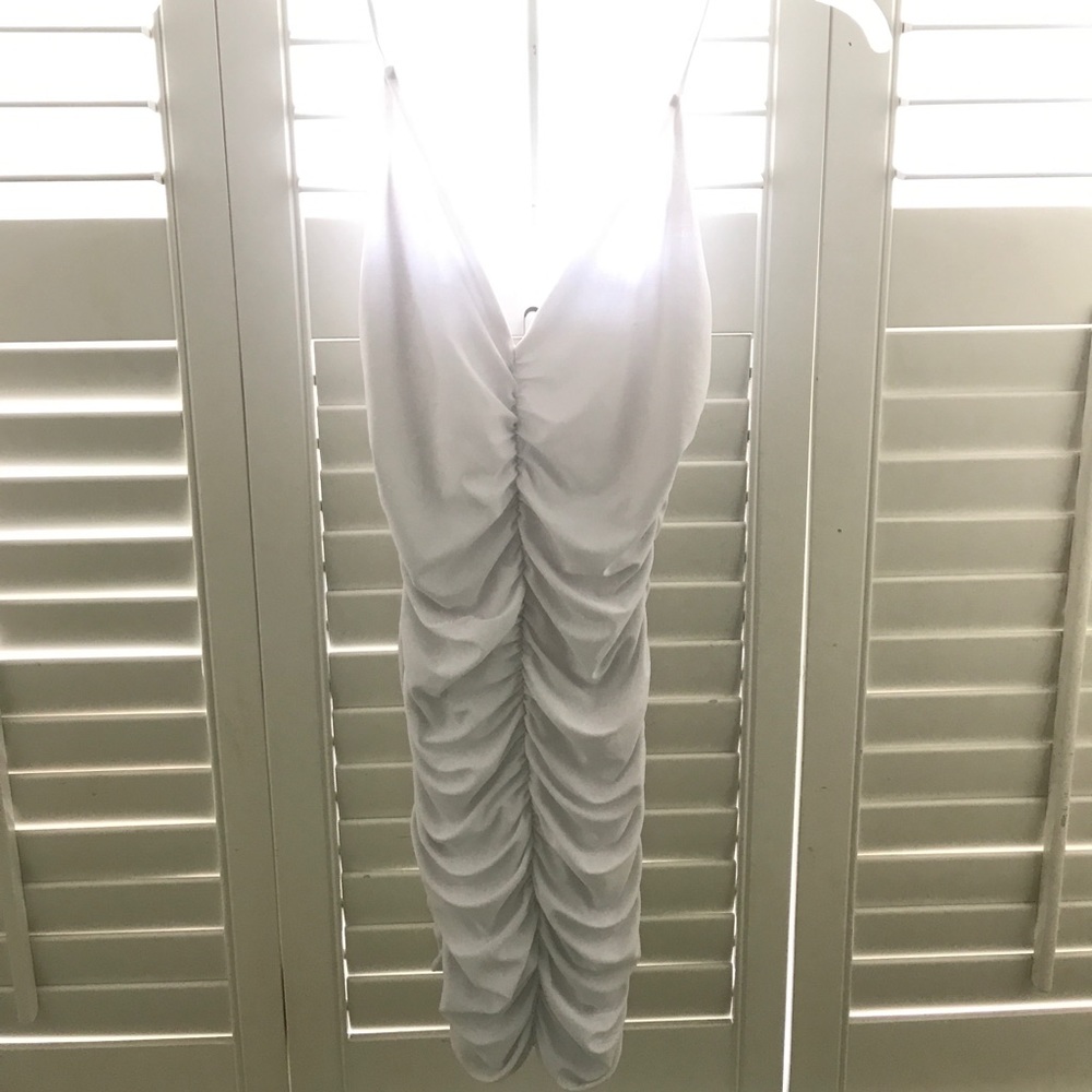 fashion nova white bodycon dress