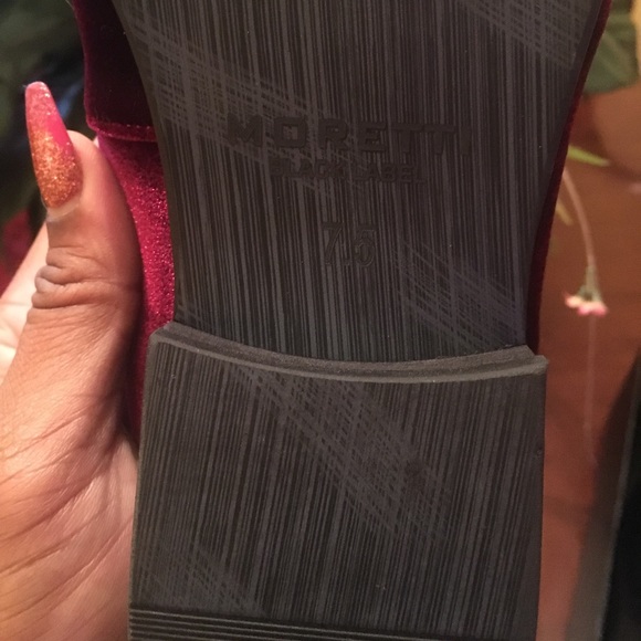 Size 7 1/2 wine men shoes - Picture 6 of 7