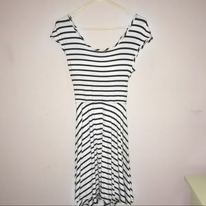 Striped skater dress