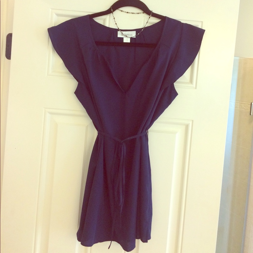 Motherhood maternity top blue medium