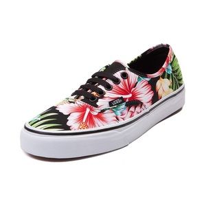 VANS AUTHENTIC HAWAIIAN FLORAL SHOES!!! 🌺