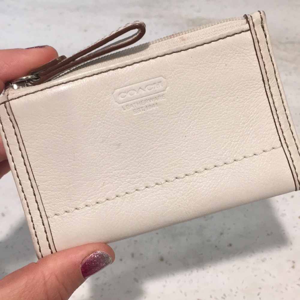 COACH LEATHER MINI SKINNY