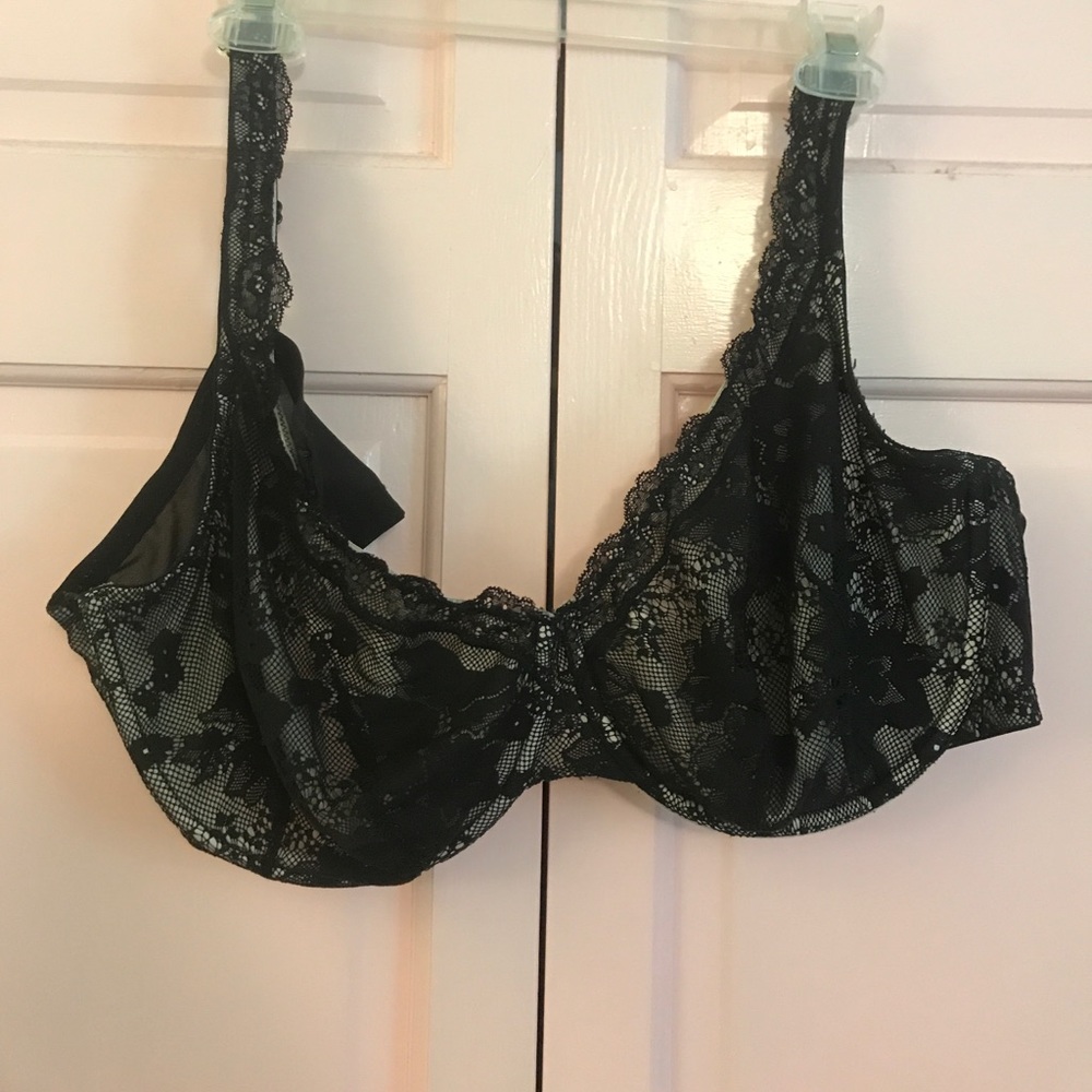 Cacique Black Lace Bra