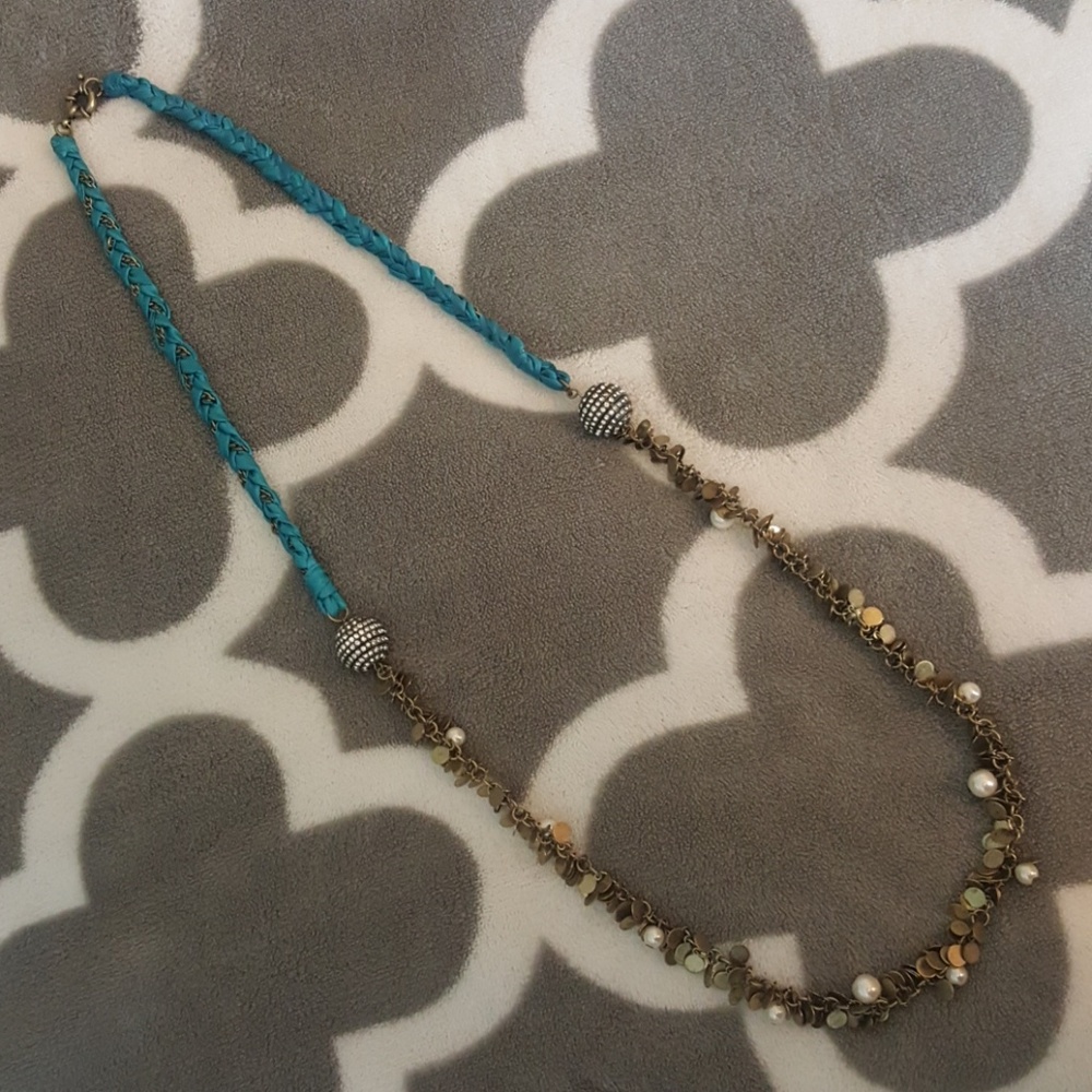 Turquoise And Gold Necklace